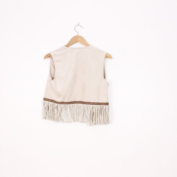 *SHEIN VCAY Chest jacket with ruffle hem and open front - Picture 7 of 8